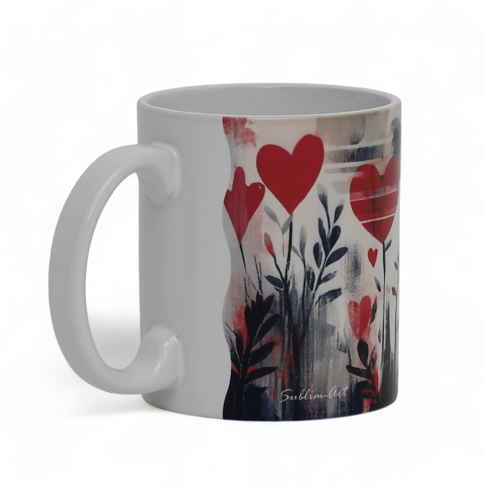 SUBLIMART: LOVE.ly Ceramic Mug – "The LOVE.ly Garden"
