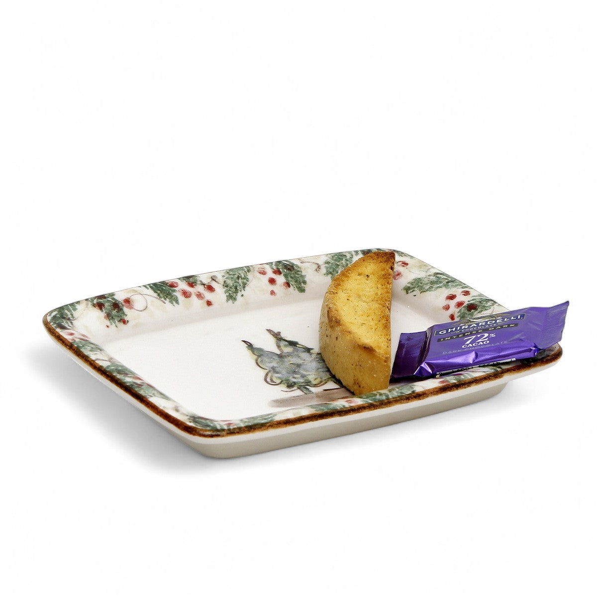 ARTE ITALICA: Natale Small Rectangular Tray