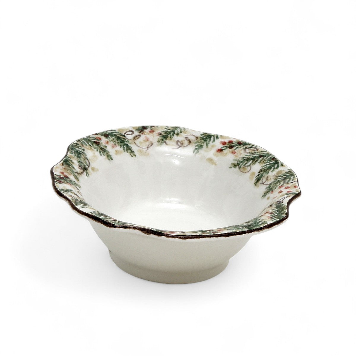 ARTE ITALICA: Natale Scalloped Piccolo Bowl
