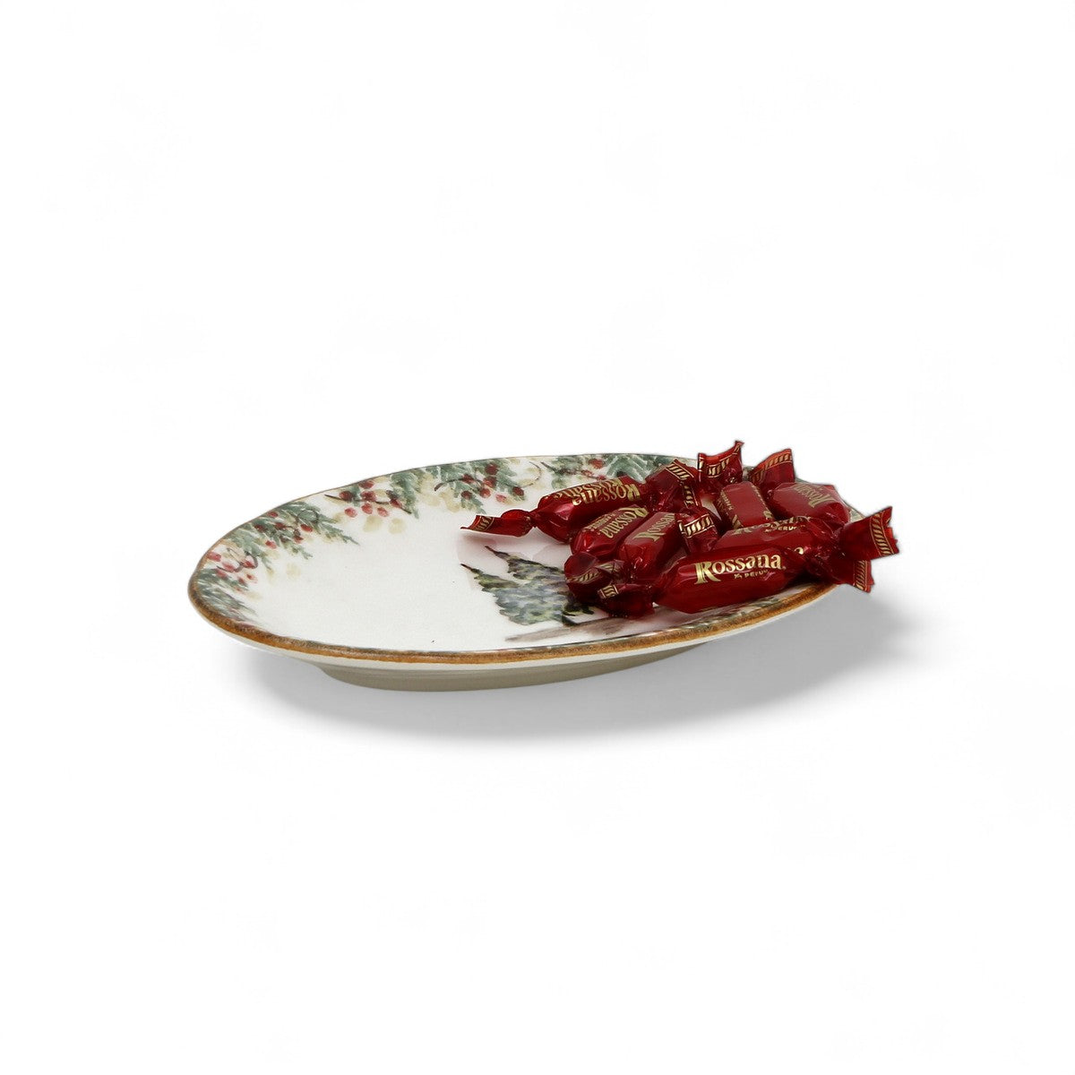 ARTE ITALICA: Natale Small Oval Tray