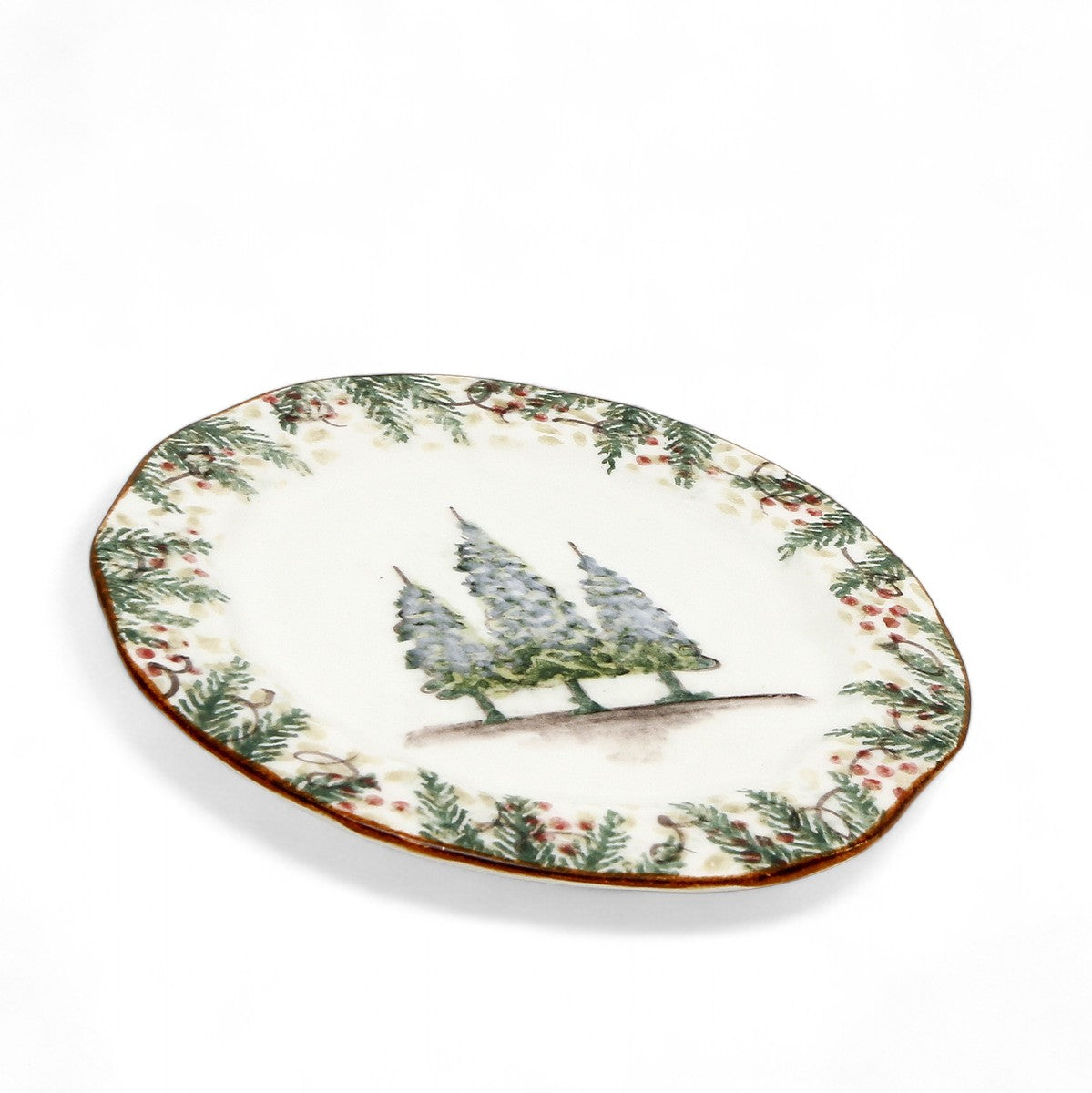 ARTE ITALICA: Natale Salad/Dessert Plate