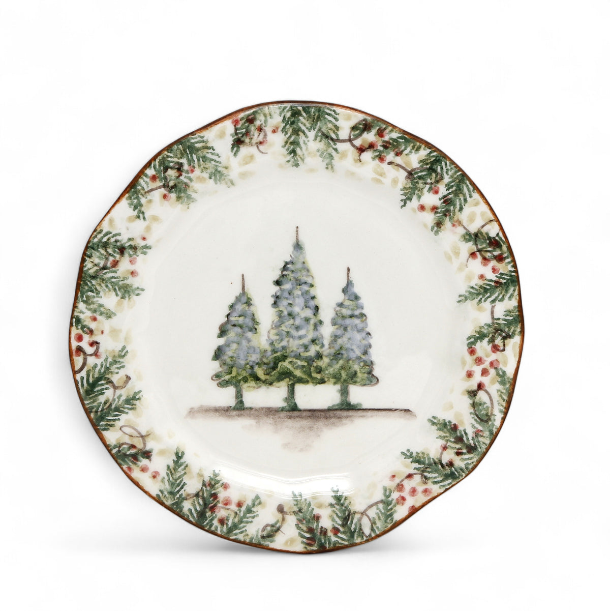 ARTE ITALICA: Natale Salad/Dessert Plate