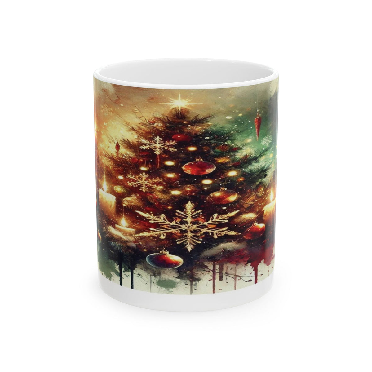 SUBLIMART: Christmas Ceramic Mug – Watercolor Design by RC Design 01