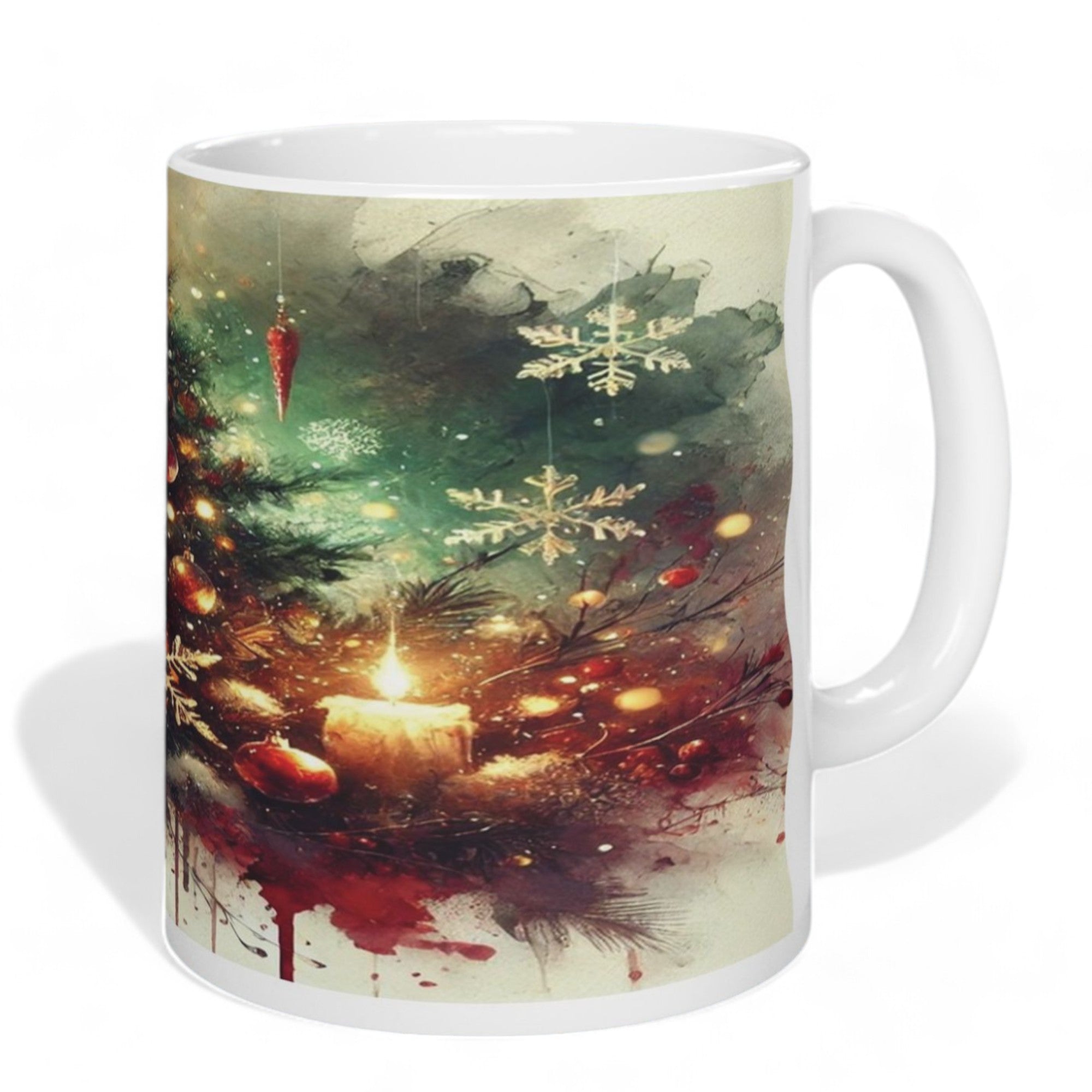 SUBLIMART: Christmas Ceramic Mug – Watercolor Design by RC Design 01