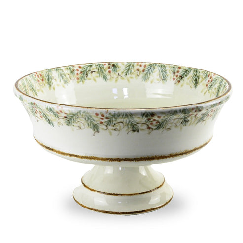 ARTE ITALICA: Natale Footed Serving Bowl