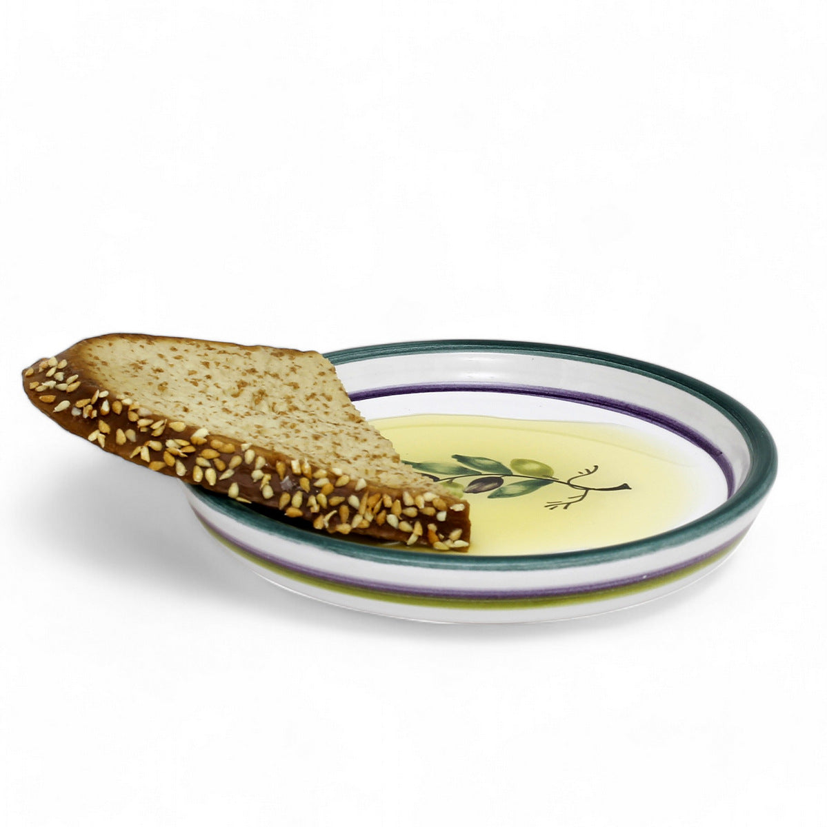 OLIVA: Deruta Wine Coaster/Dipping Bowl