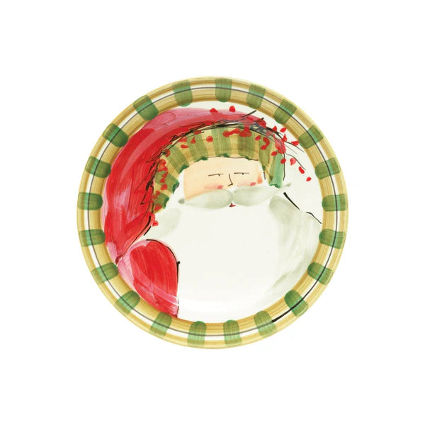 Old St. Nick Assorted Round Salad Plates - Set of 4