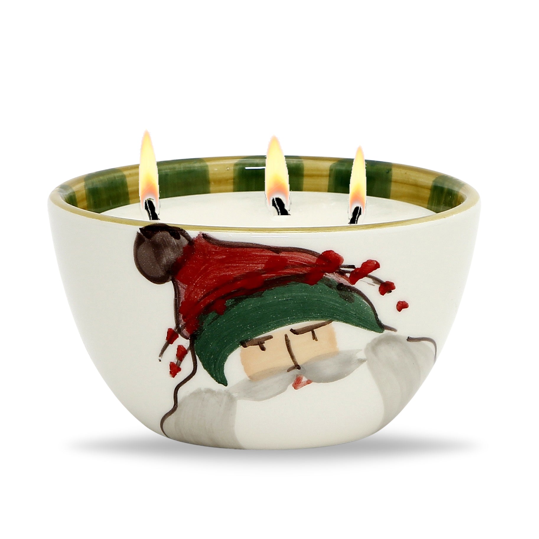 VIETRI: Old St. Nick Candle/Cereal Bowl (20 Oz)