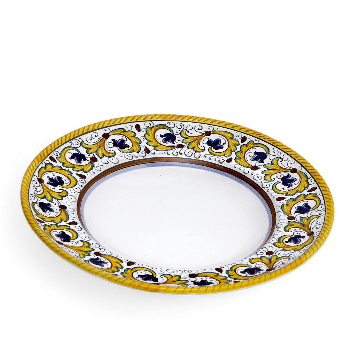 PERUGINO DERUTA: Rim Pasta Soup Bowl