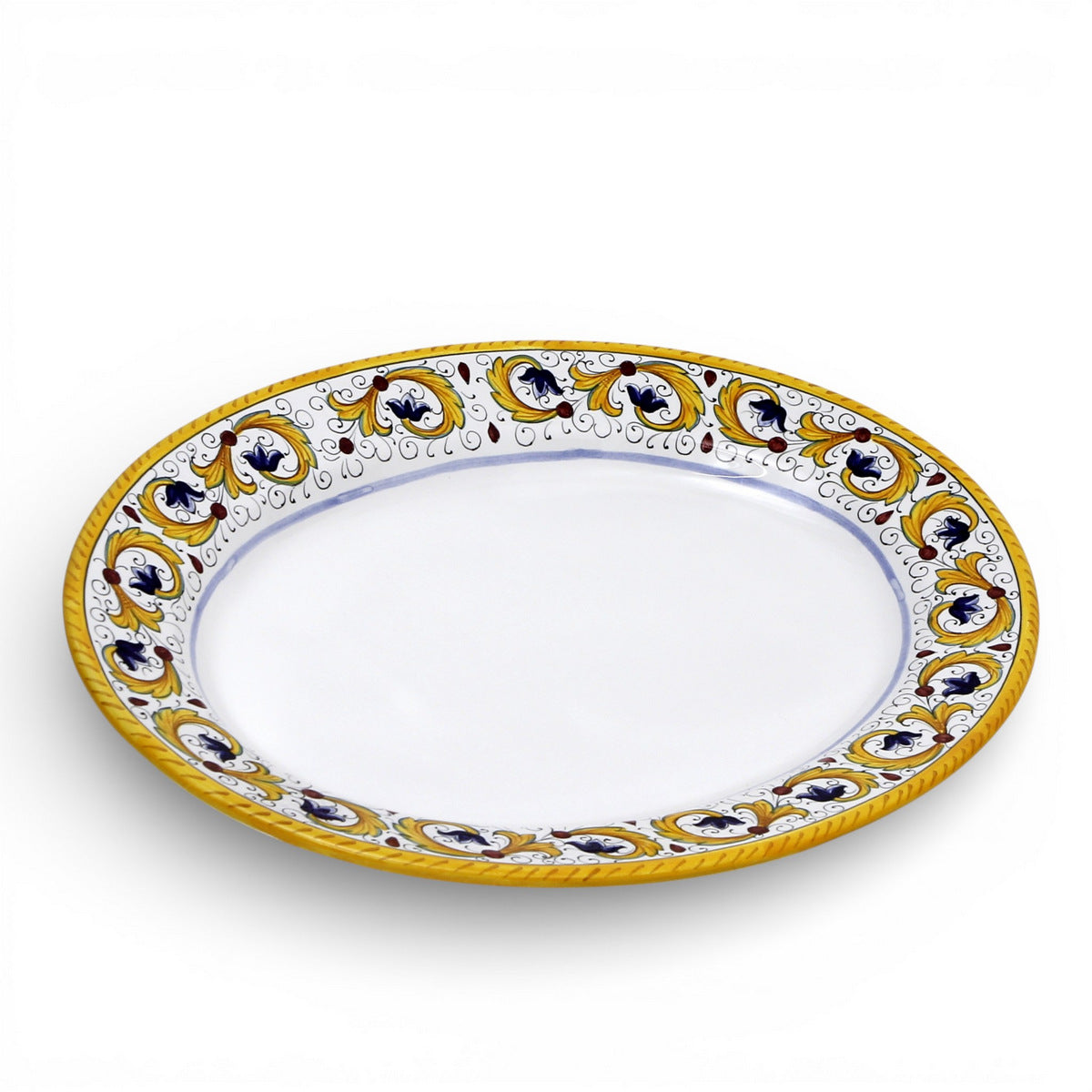 PERUGINO DERUTA: Large Oval Platter