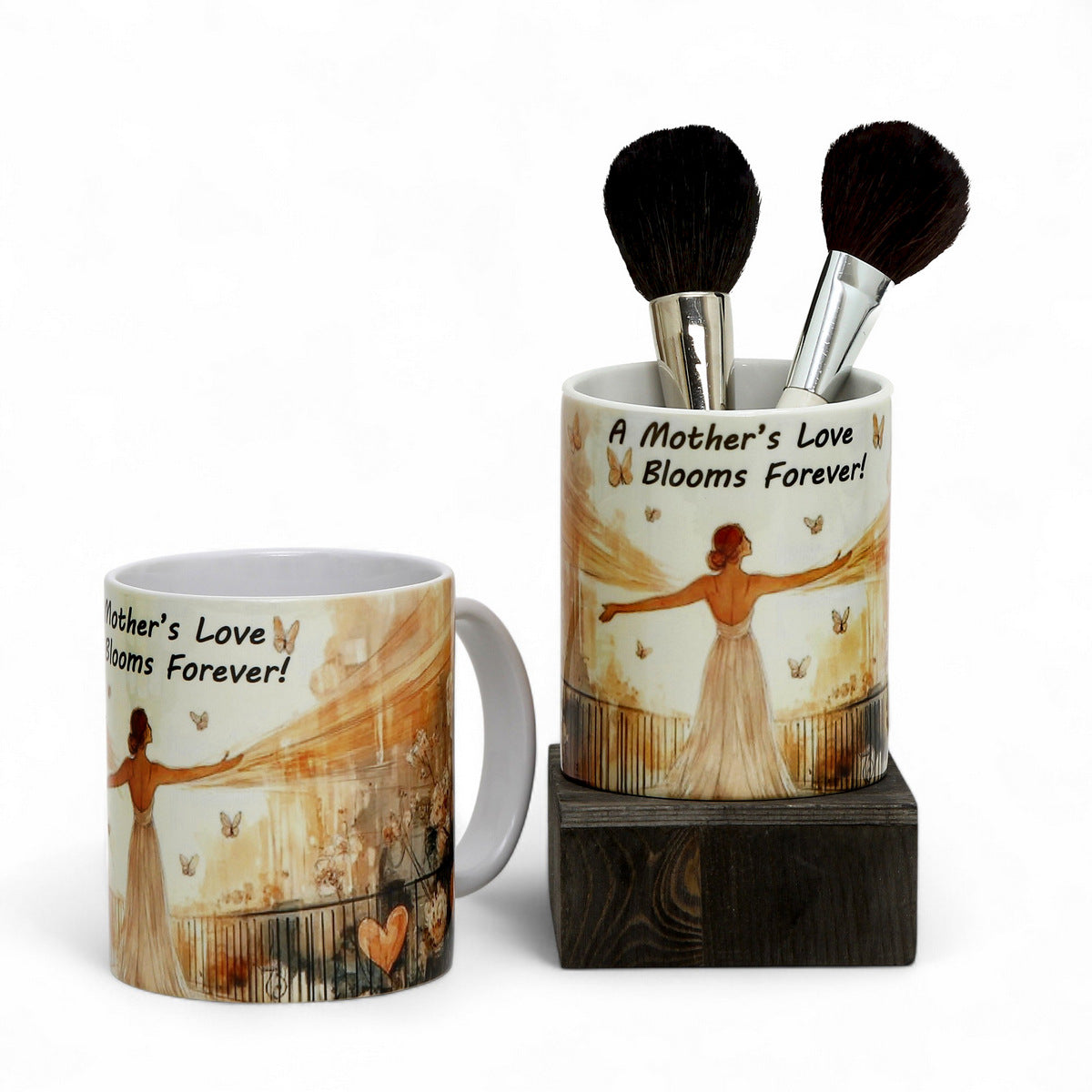 SUBLIMART: Mother's Day "Mother's Love Blooms Forever!" Bundle - Mug + Tumbler by RC Designs