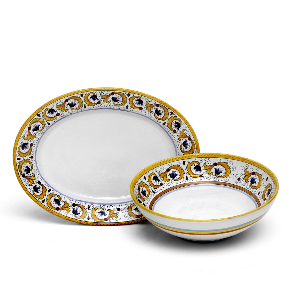 PERUGINO DERUTA: 2 Pieces Serving Set