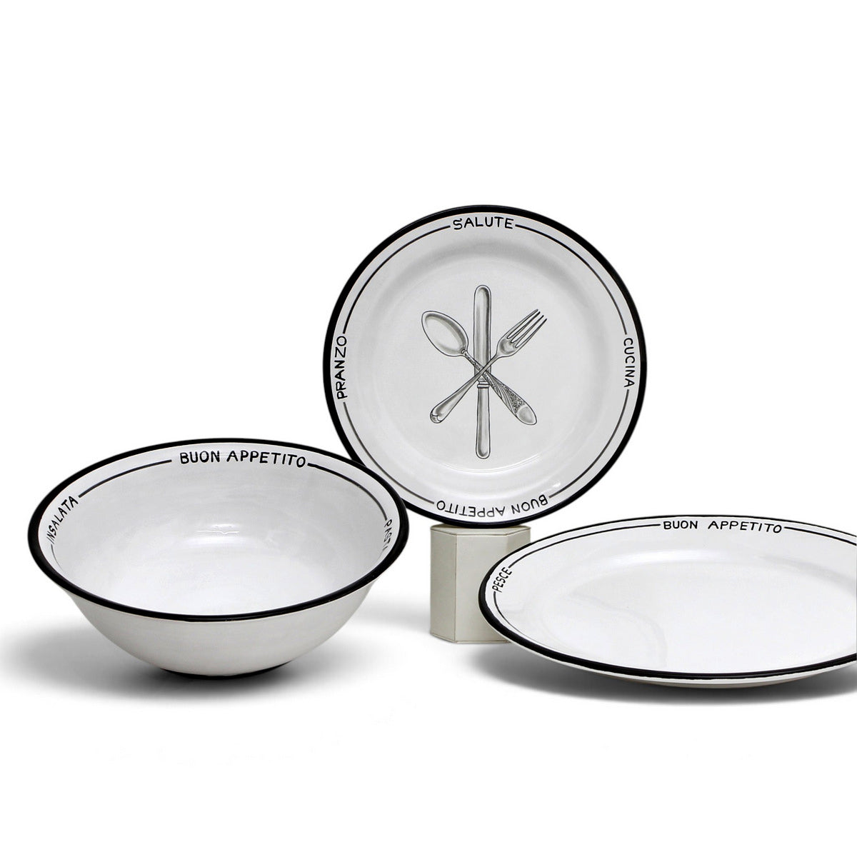 POSATA NERO: 3 Pieces Serving Pieces Set