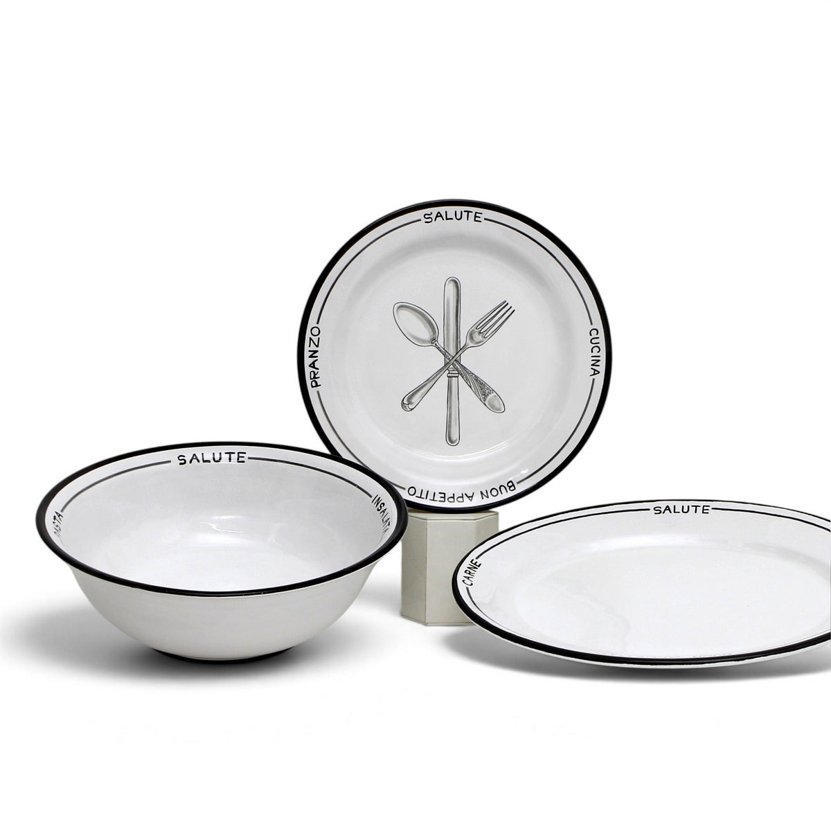 POSATA NERO: 3 Pieces Serving Pieces Set