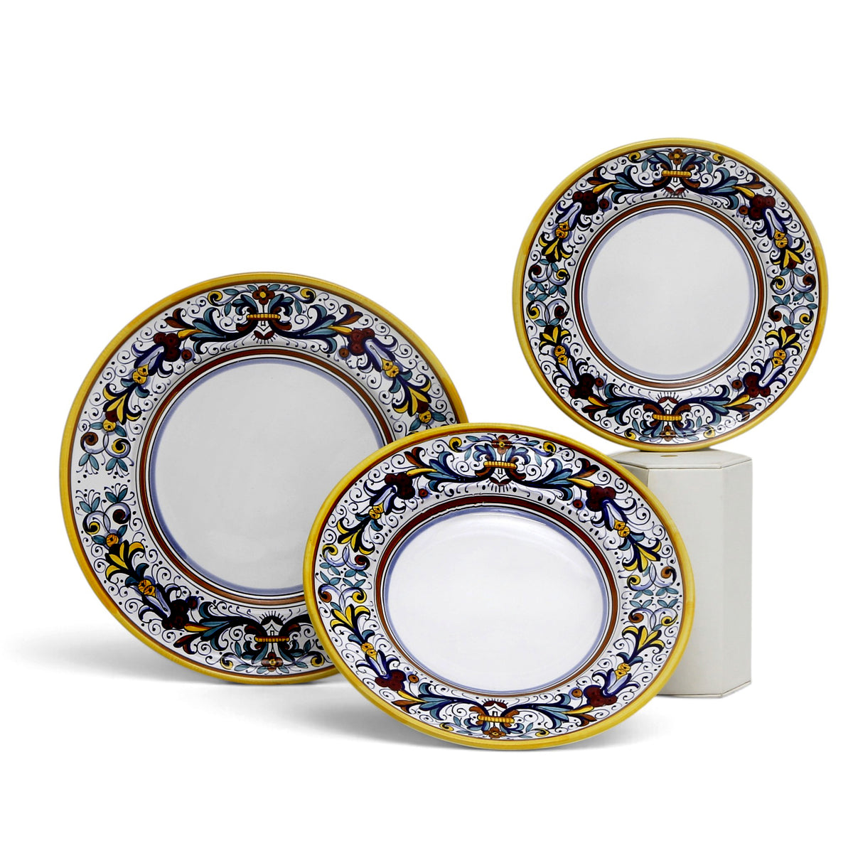 RICCO DERUTA DELUXE: 3 Pieces Place Setting - White Center
