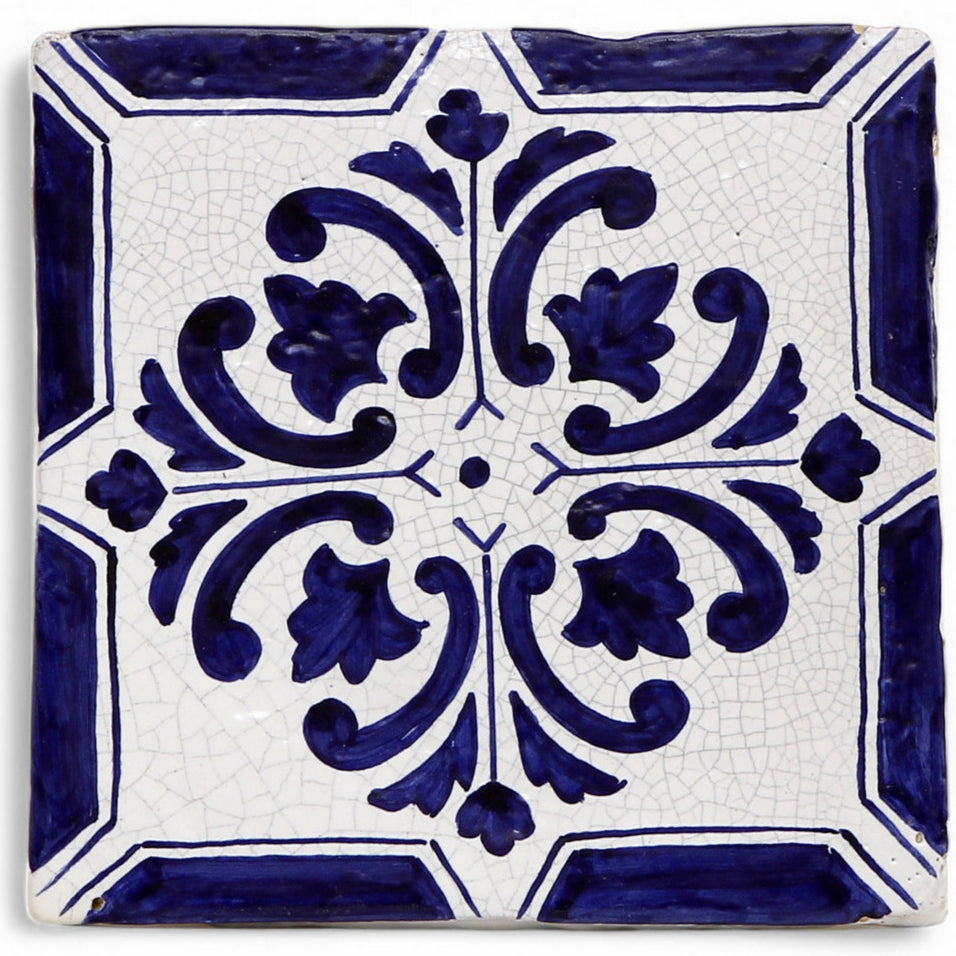 ANTICA DERUTA: Hand Painted Ceramic Authentic Deruta Tile