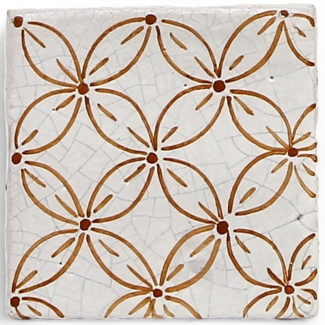 ANTICA DERUTA: Hand Painted Ceramic Authentic Deruta Tile