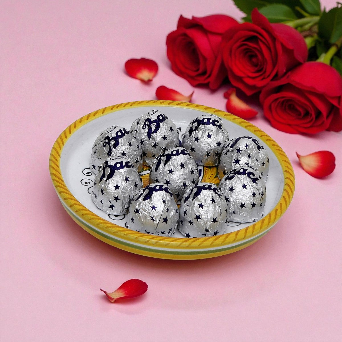 LOVE.ly: Deruta Coaster with 8 Baci Perugina - RAFFAELESCO design