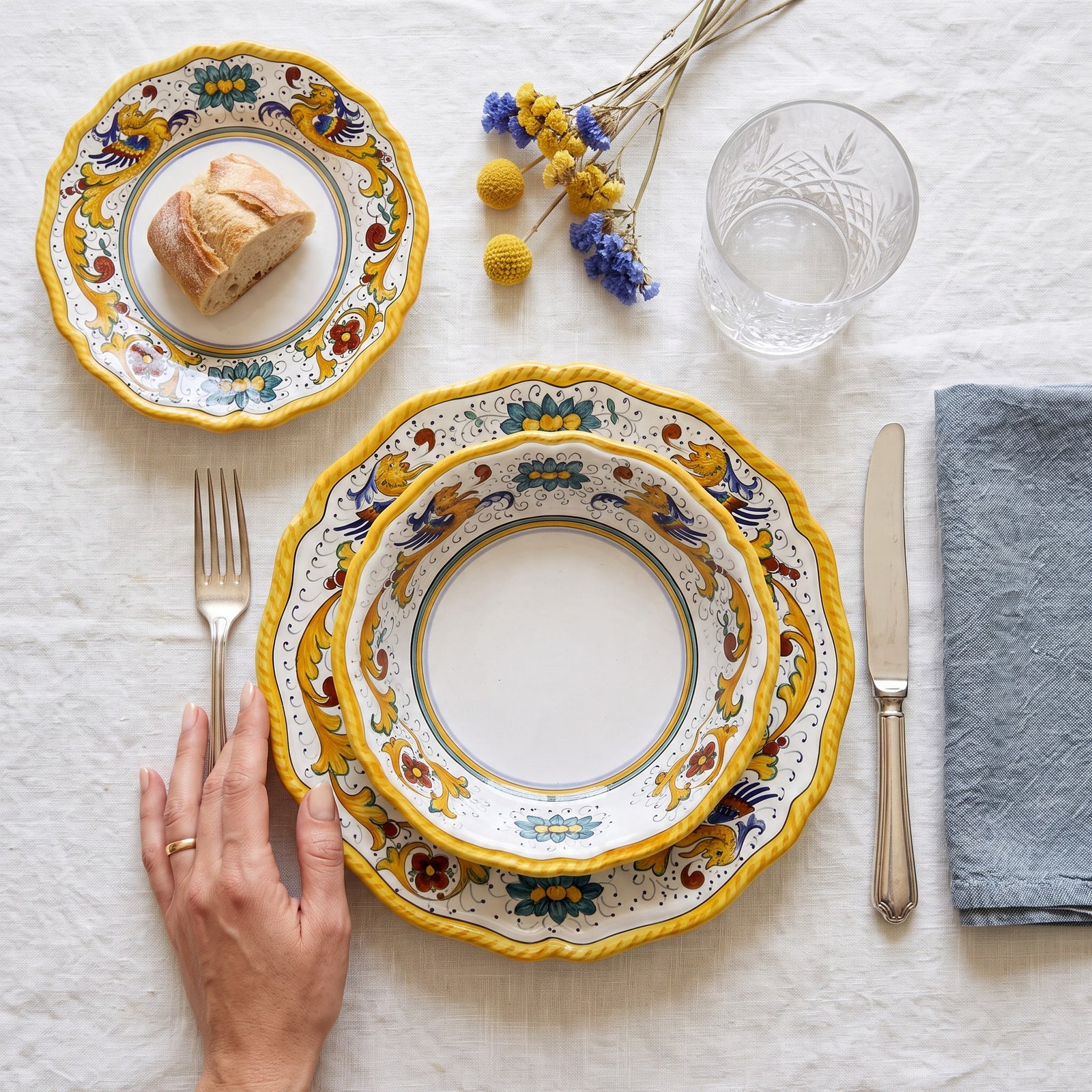 RAFFAELLESCO CLASSICO: 3 Pieces Place Setting