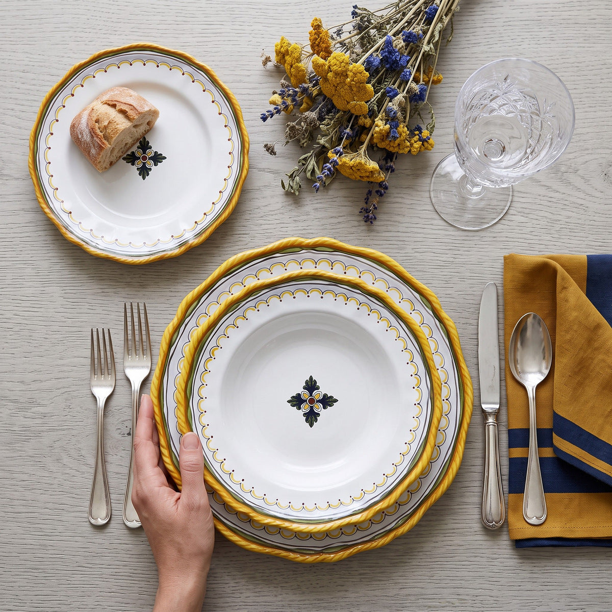 RAFFAELLESCO SIMPLE: 3 Pieces Place Setting