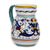 GIFT BOX: With authentic Deruta hand painted ceramic - Deluxe Pitcher 2 Liters (64 Oz/8 Cups) Ricco Deruta Design
