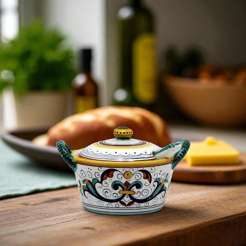 RICCO DERUTA DELUXE: Covered Parmesan Cheese Bowl with Spoon - Artistica.com