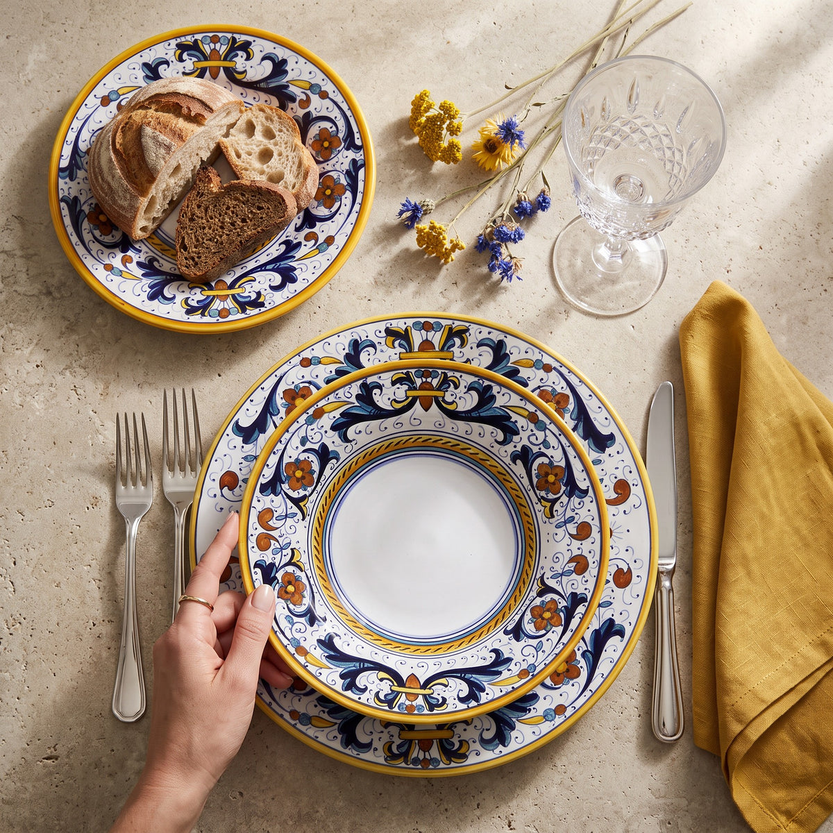 RICCO DERUTA CLASSICO: 3 Pieces Place Setting