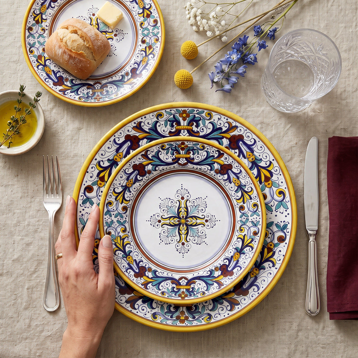 RICCO DERUTA DELUXE: 3 Pieces Place Setting