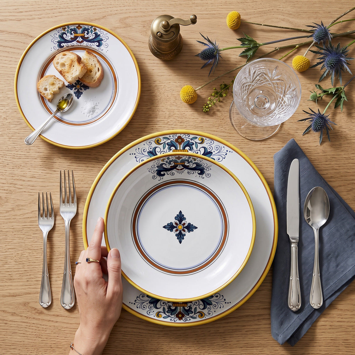 RICCO DERUTA LITE: 3 Pieces Place Setting