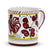 GIFT BOX: DeLuxe Glossy Red Gift Box with Red Rooster Mugs 10 Oz. (Set of 4 pcs)