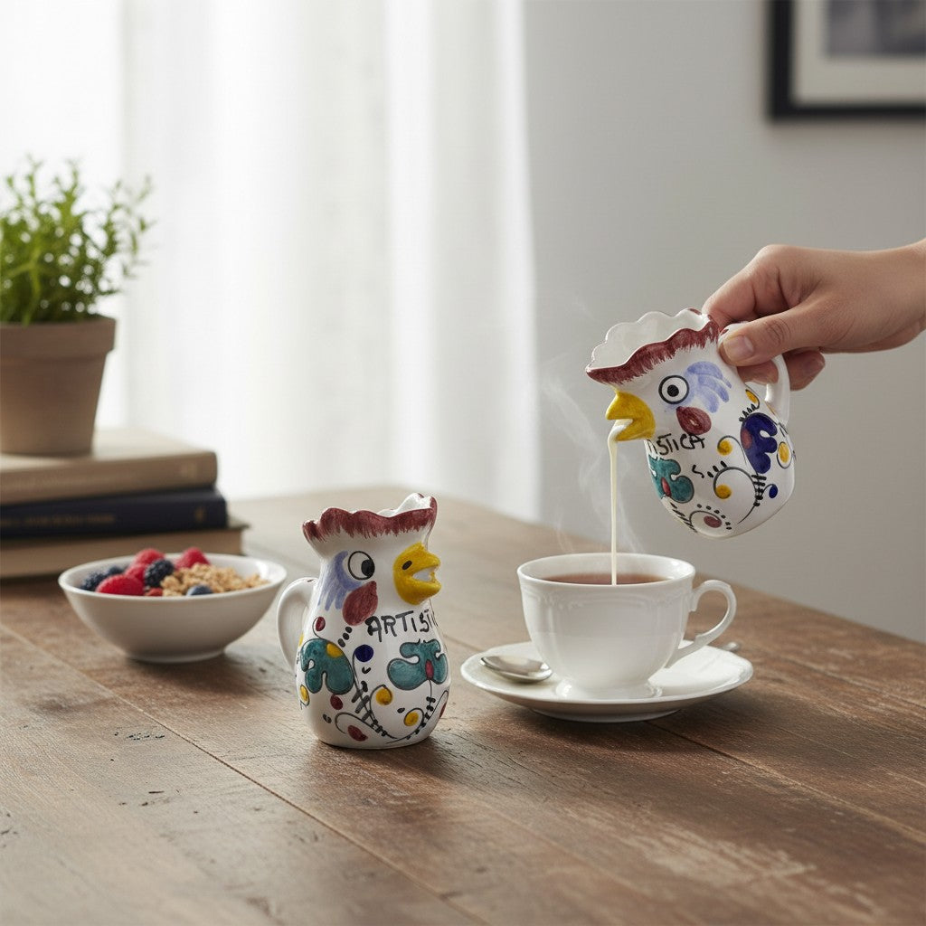 ORVIETO ROOSTER: Mini Rooster Creamer.