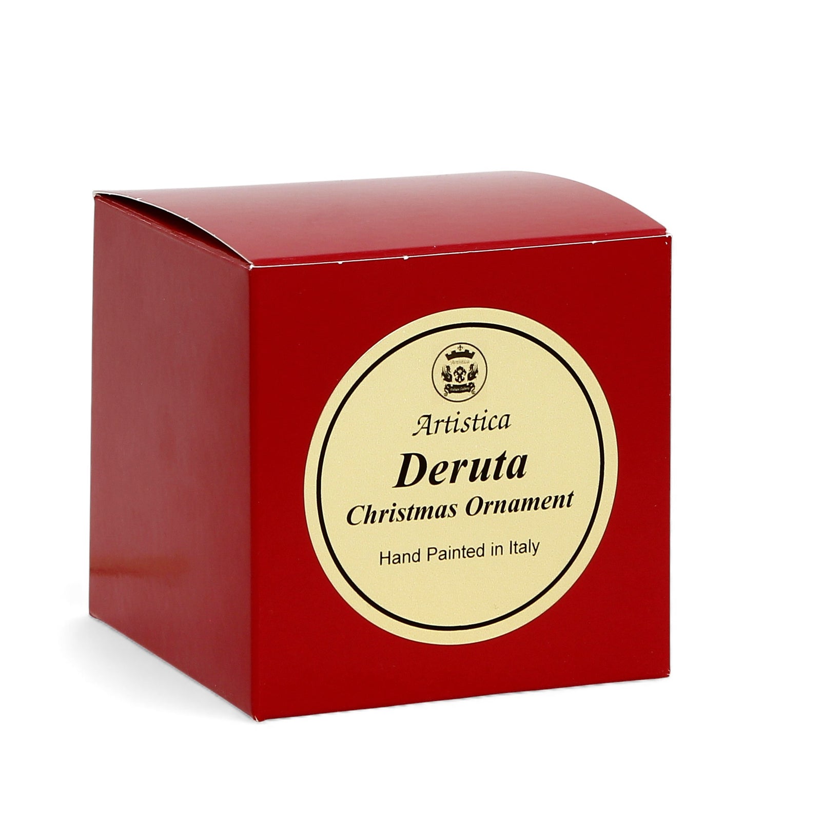 CHRISTMAS ORNAMENT: Deruta Vario Round Ball Large (4" Ø)