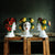 VIETRI: Sicilian Head Vase - Woman with assorted fruits (Medium 12" H.)