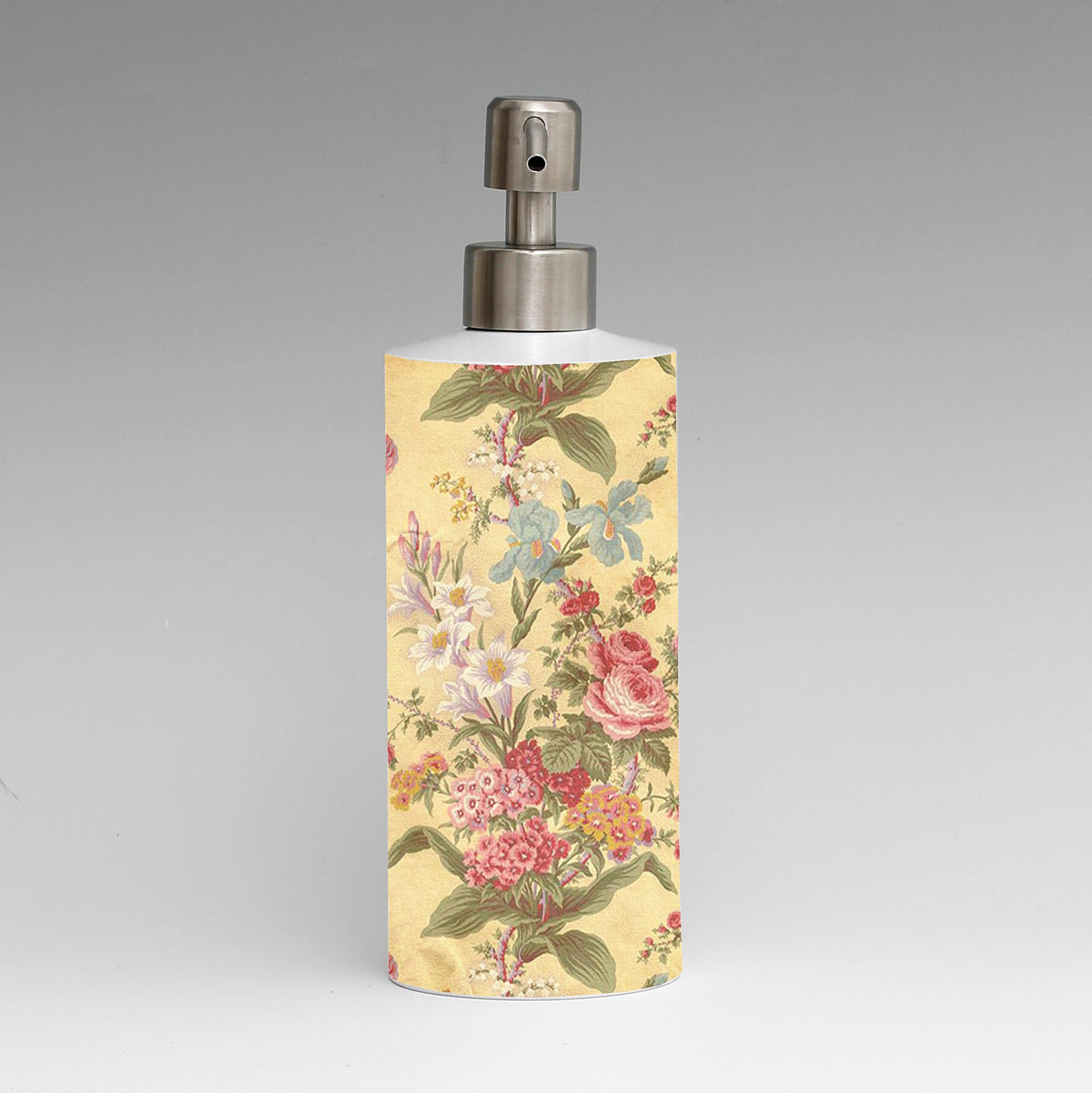 SUBLIMART: Soap &amp; Lotion dispenser with Satin Chrome metal pourer (Design 20)