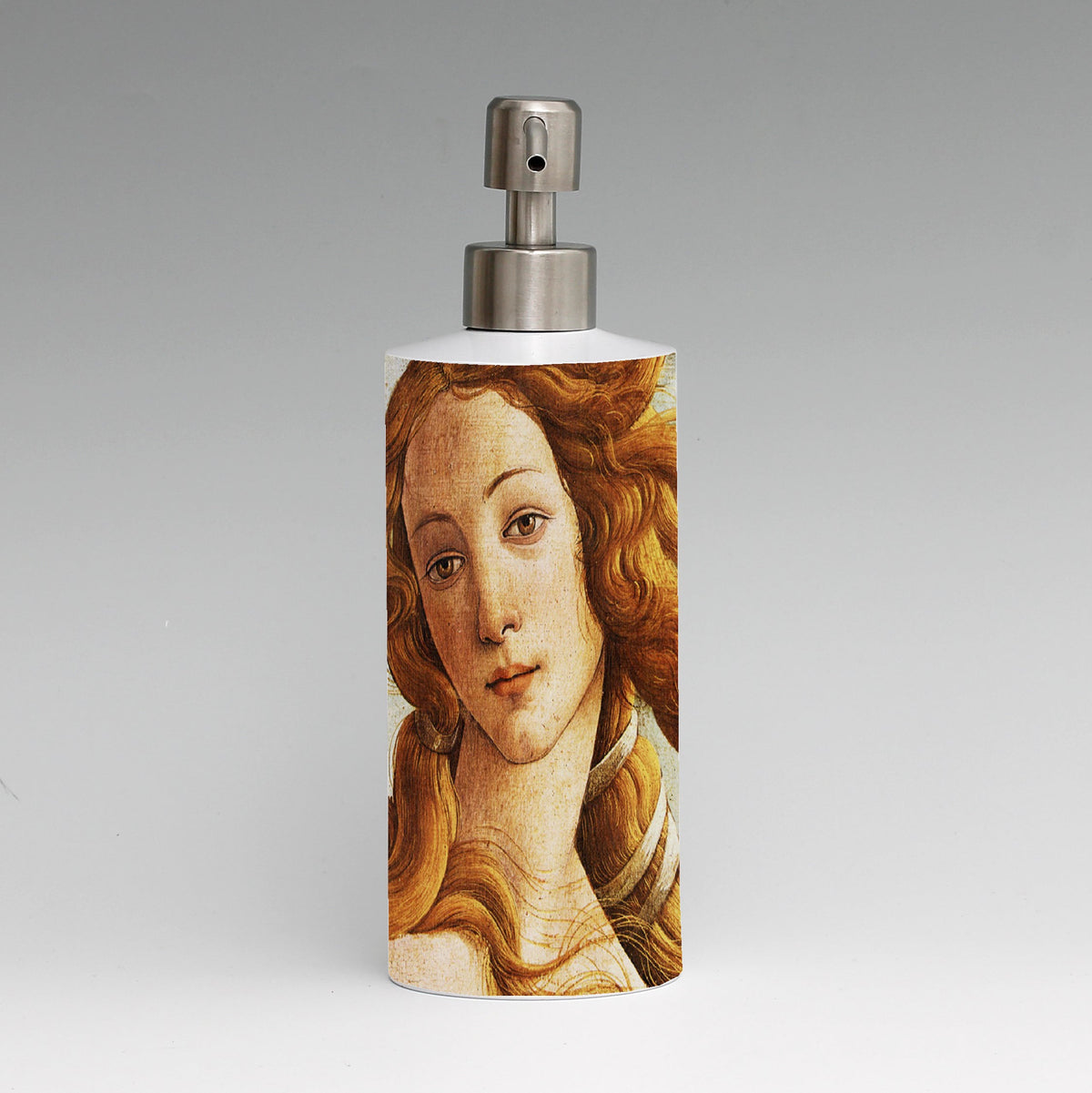 SUBLIMART: Soap &amp; Lotion dispenser with Satin Chrome metal pourer (Design 26)