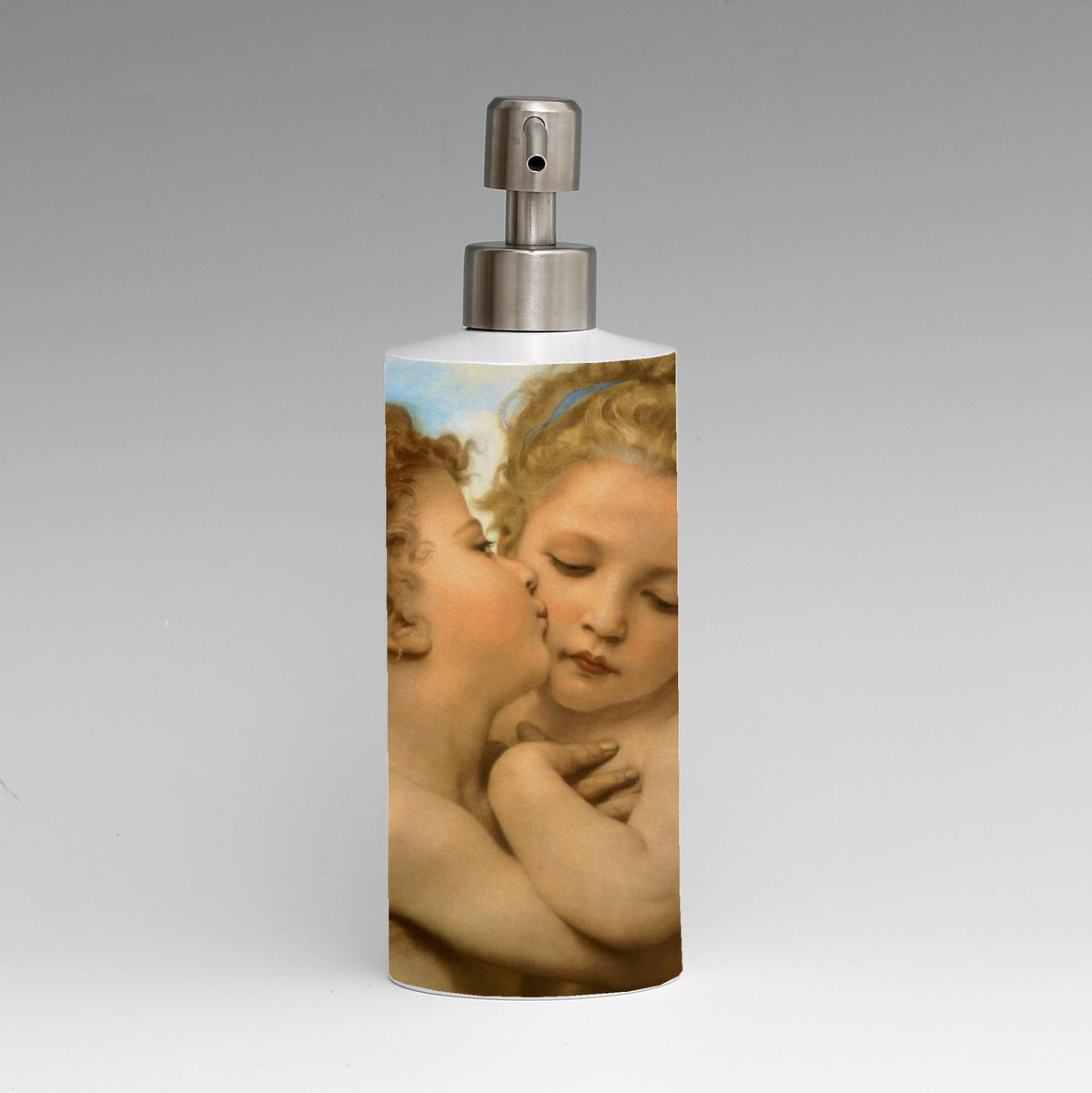 SUBLIMART: Soap &amp; Lotion dispenser with Satin Chrome metal pourer (Design 31)