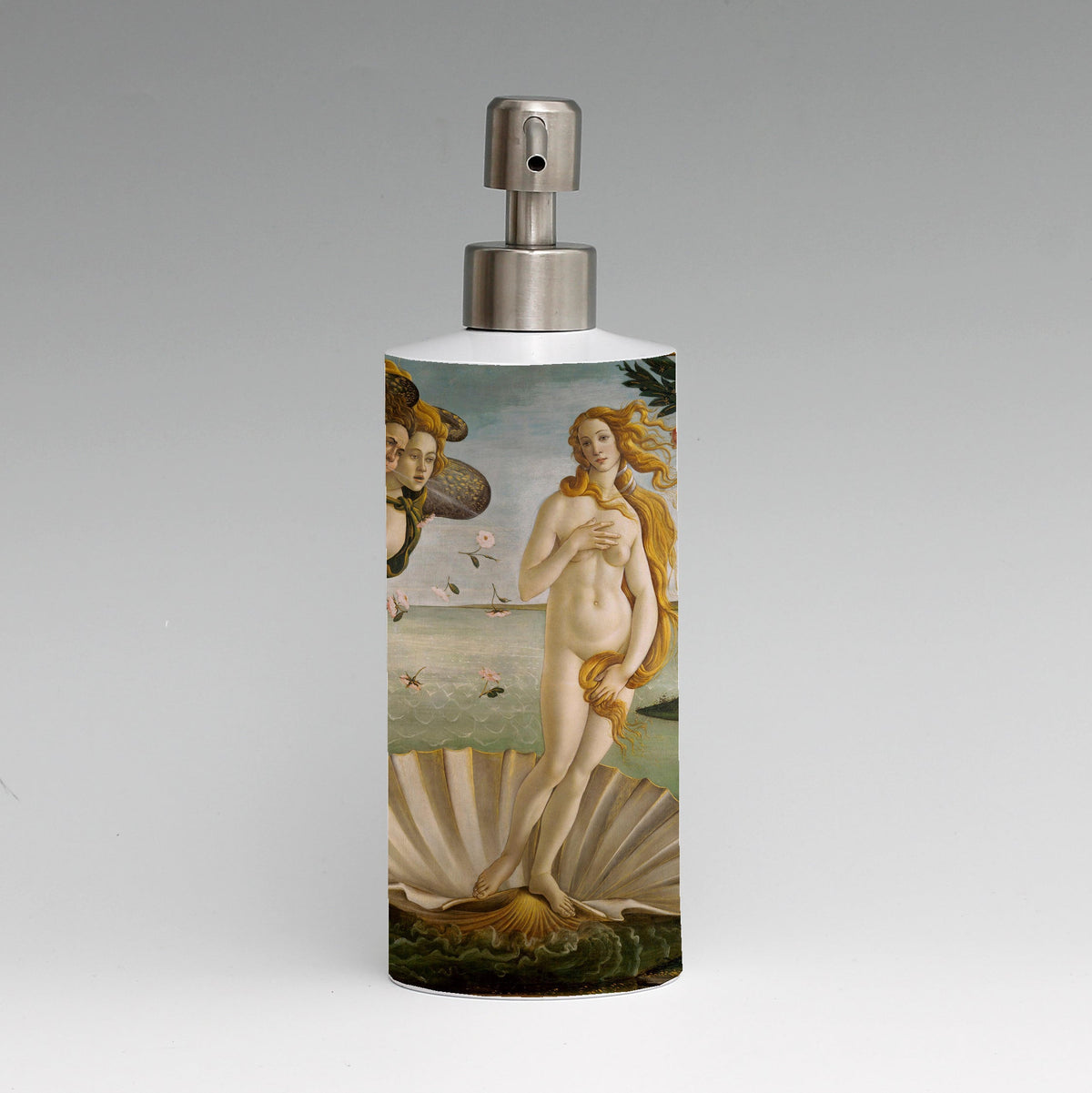 SUBLIMART: Soap &amp; Lotion dispenser with Satin Chrome metal pourer (Design 35)