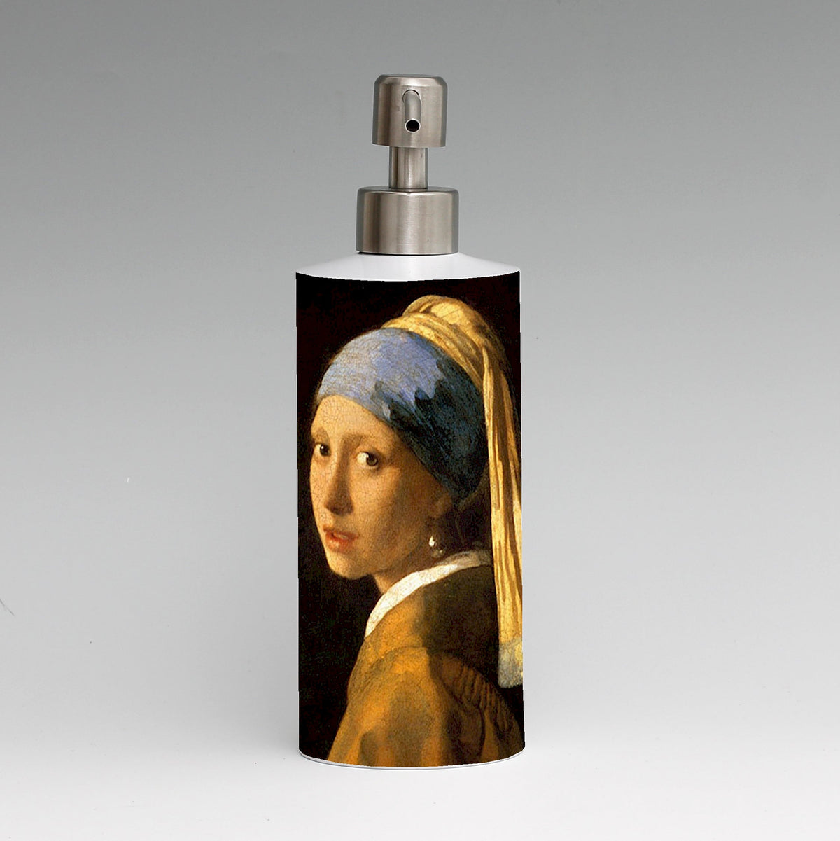 SUBLIMART: Soap &amp; Lotion dispenser with Satin Chrome metal pourer (Design 38)