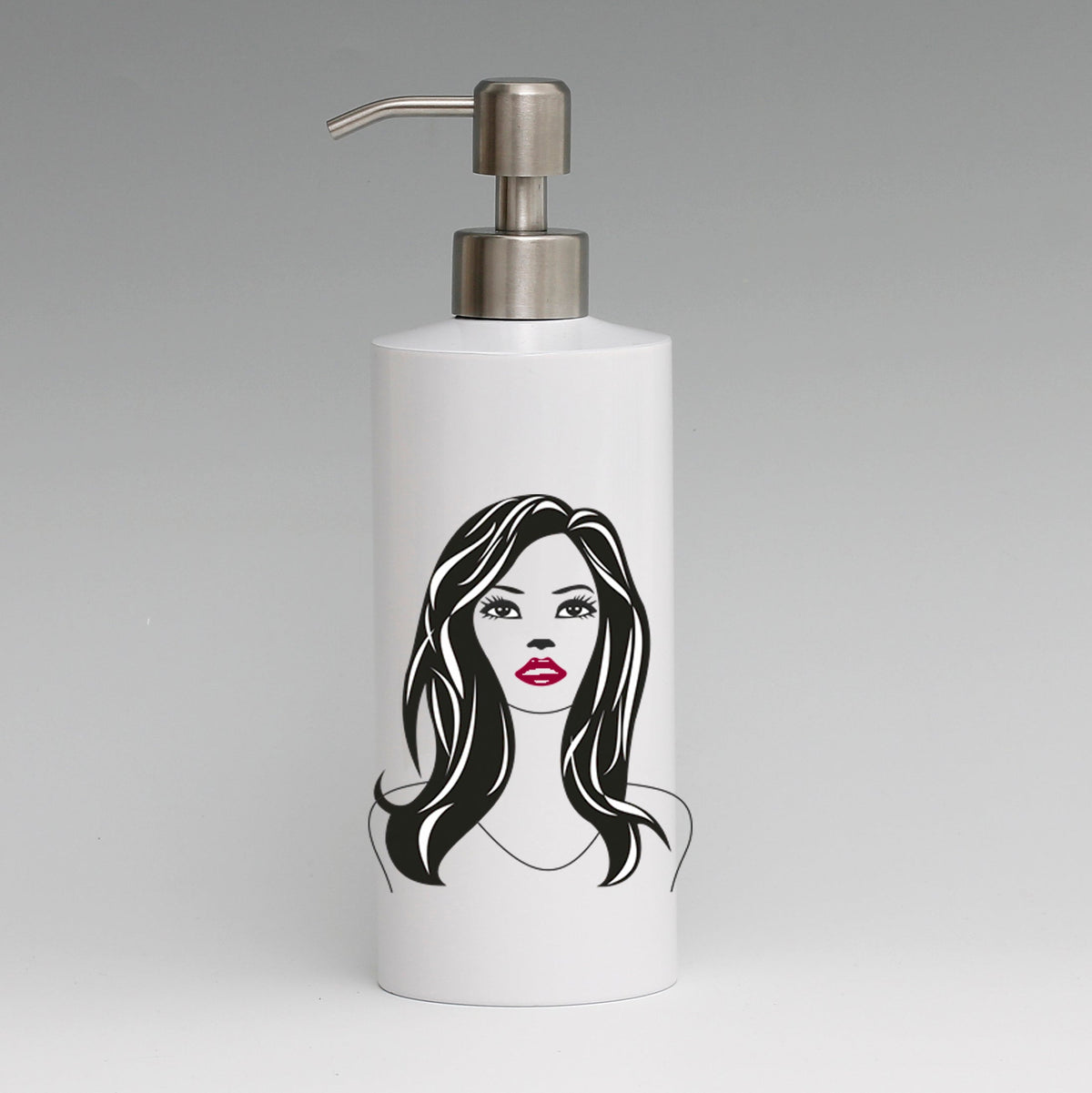 SUBLIMART: Soap &amp; Lotion dispenser with Satin Chrome metal pourer (Design 40)