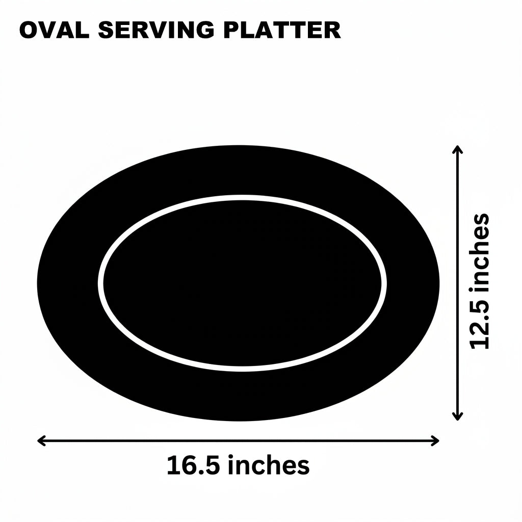 RICCO DERUTA DELUXE: Large Oval Platter