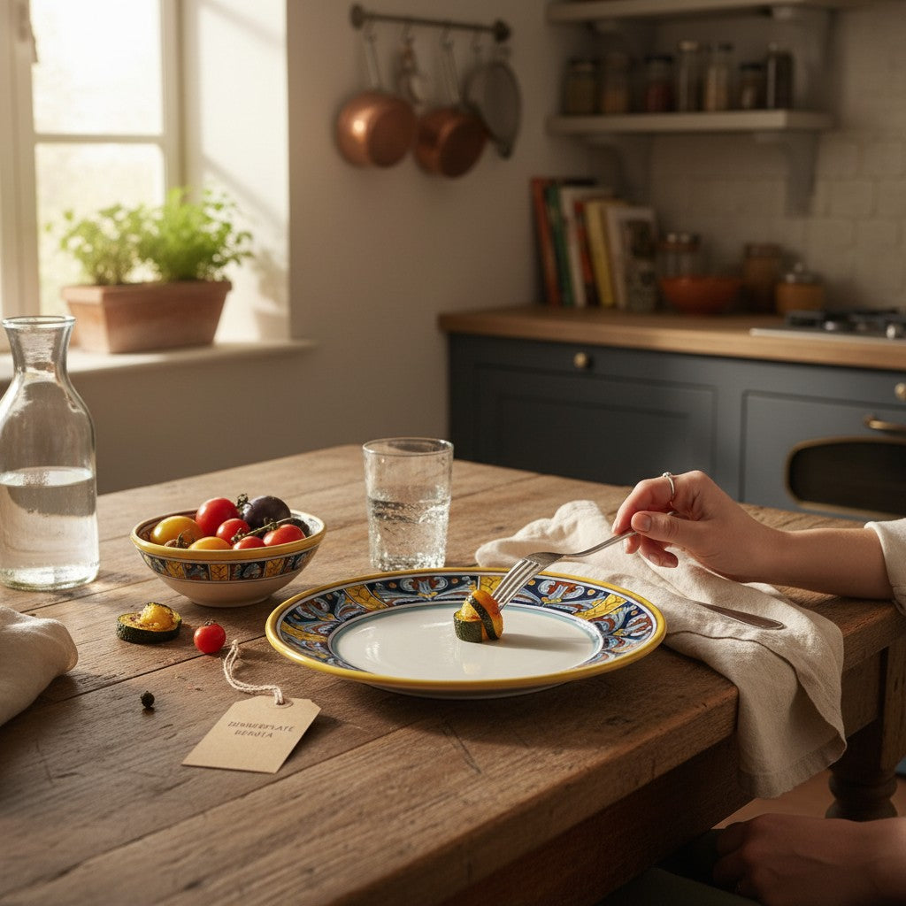 EXCELSIOR: Charger Buffet Platter by F.lii Mari Deruta (13 D) [R]