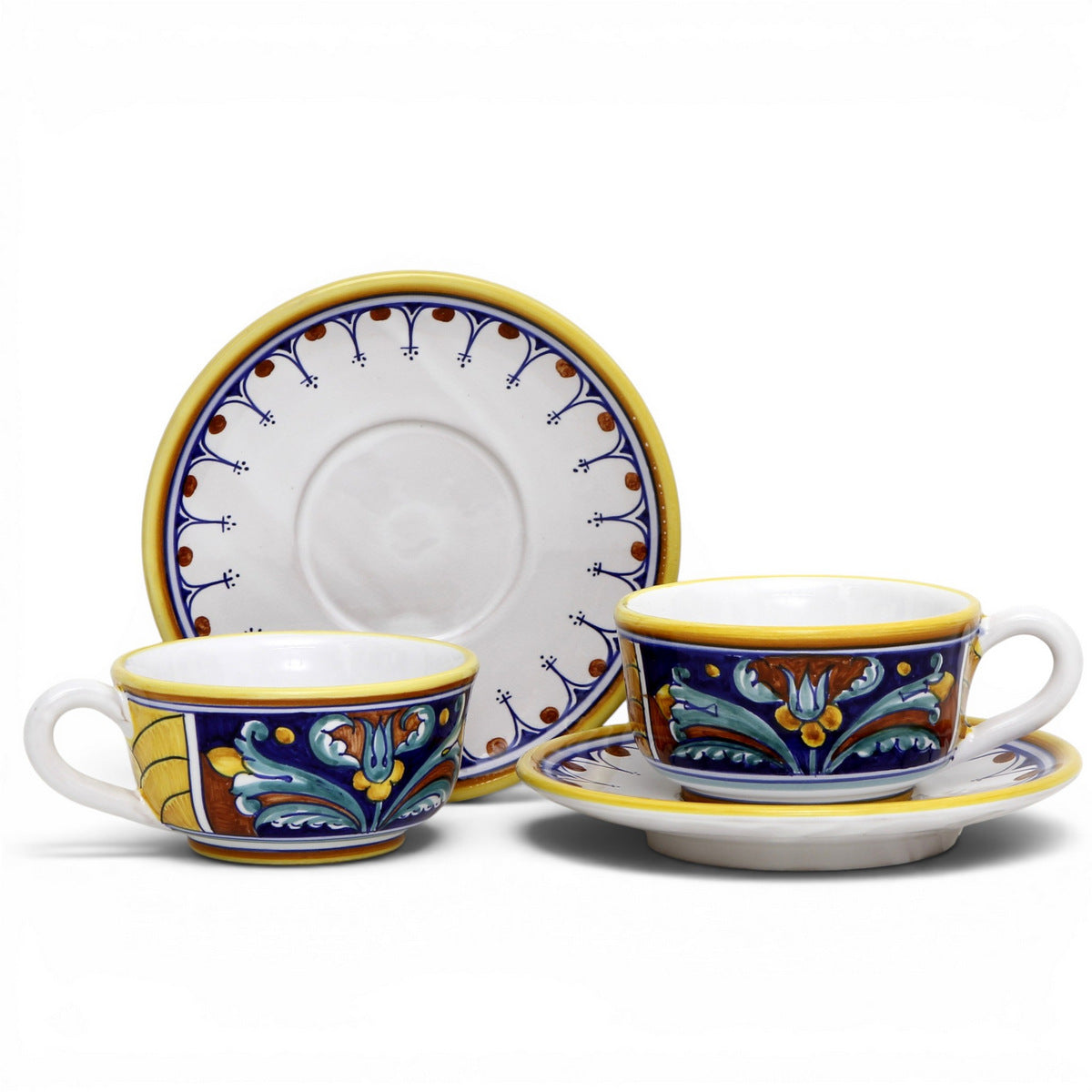 EXCELSIOR: Cup and Saucer by F.lli Mari Deruta [R]