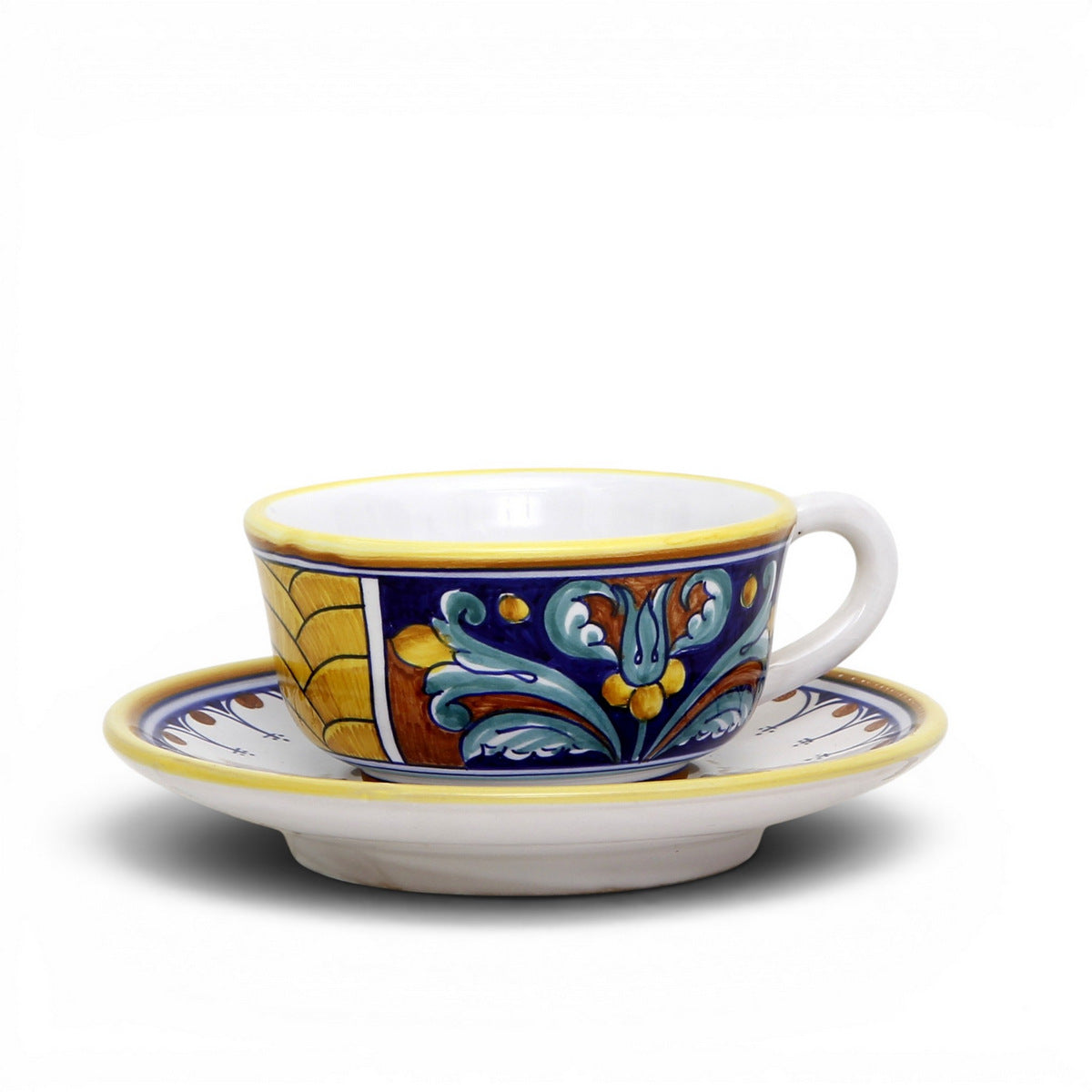 EXCELSIOR: Cup and Saucer by F.lli Mari Deruta [R]