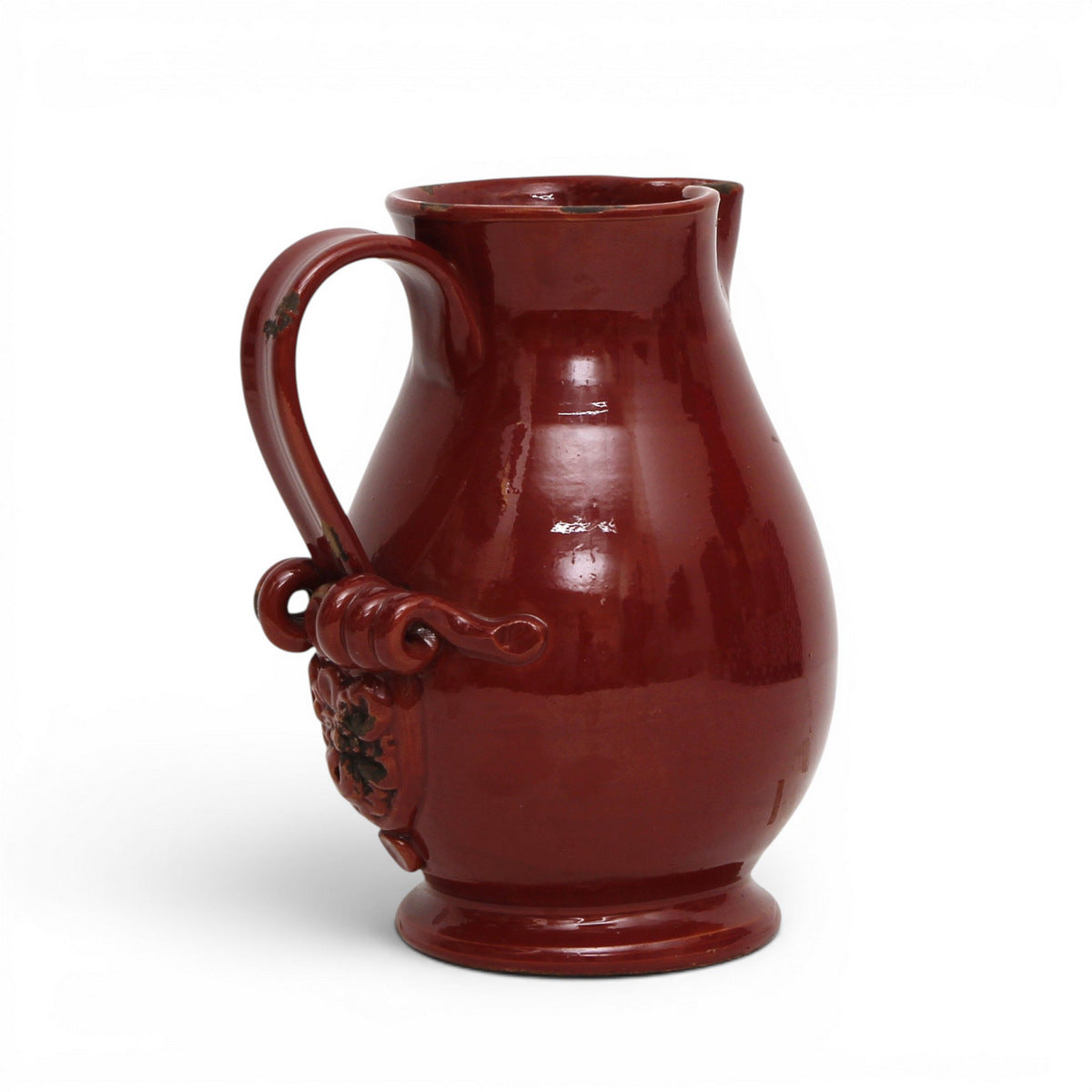SCAVO AGATA BURGUNDY: Multi use large pitcher