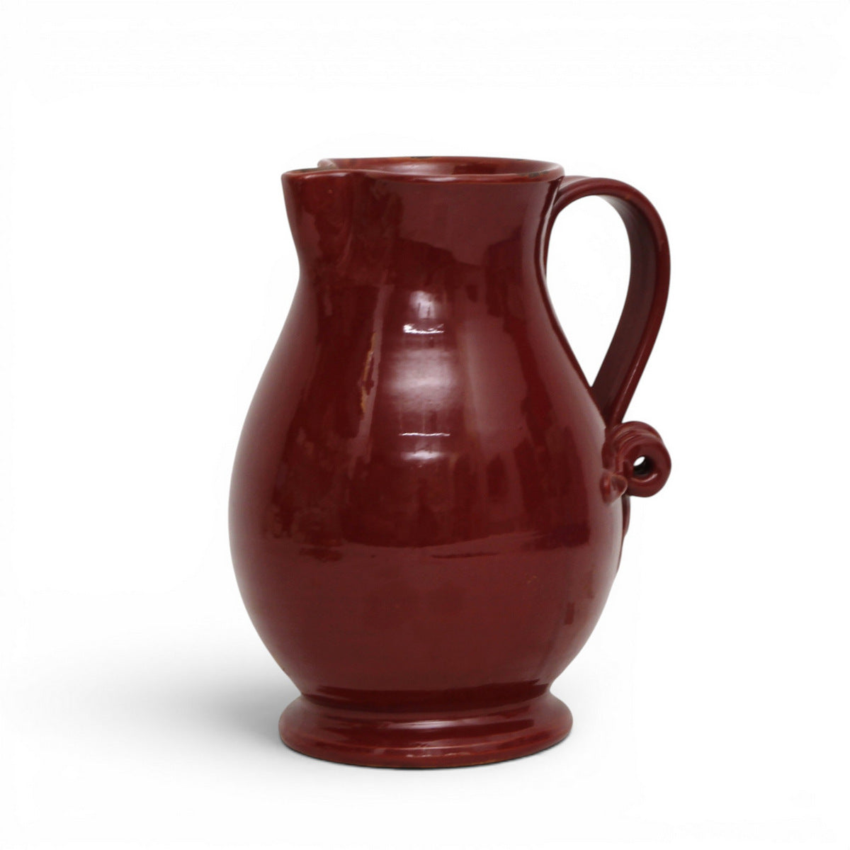 SCAVO AGATA BURGUNDY: Multi use large pitcher