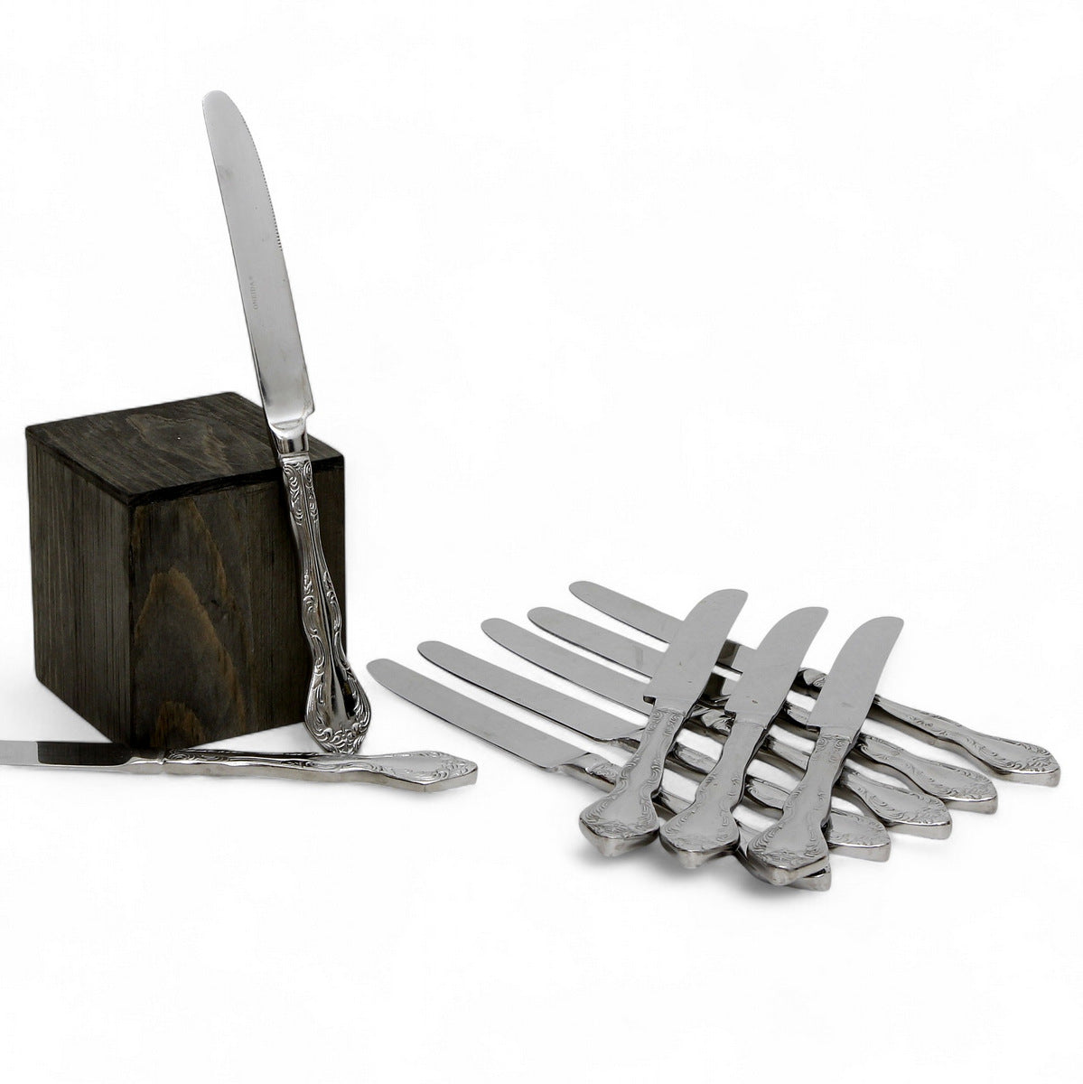 FLATWARE: Oneida Wedgwood St Moritz Dinner Knife 18/10 Stainless (Set of 10 Pcs)