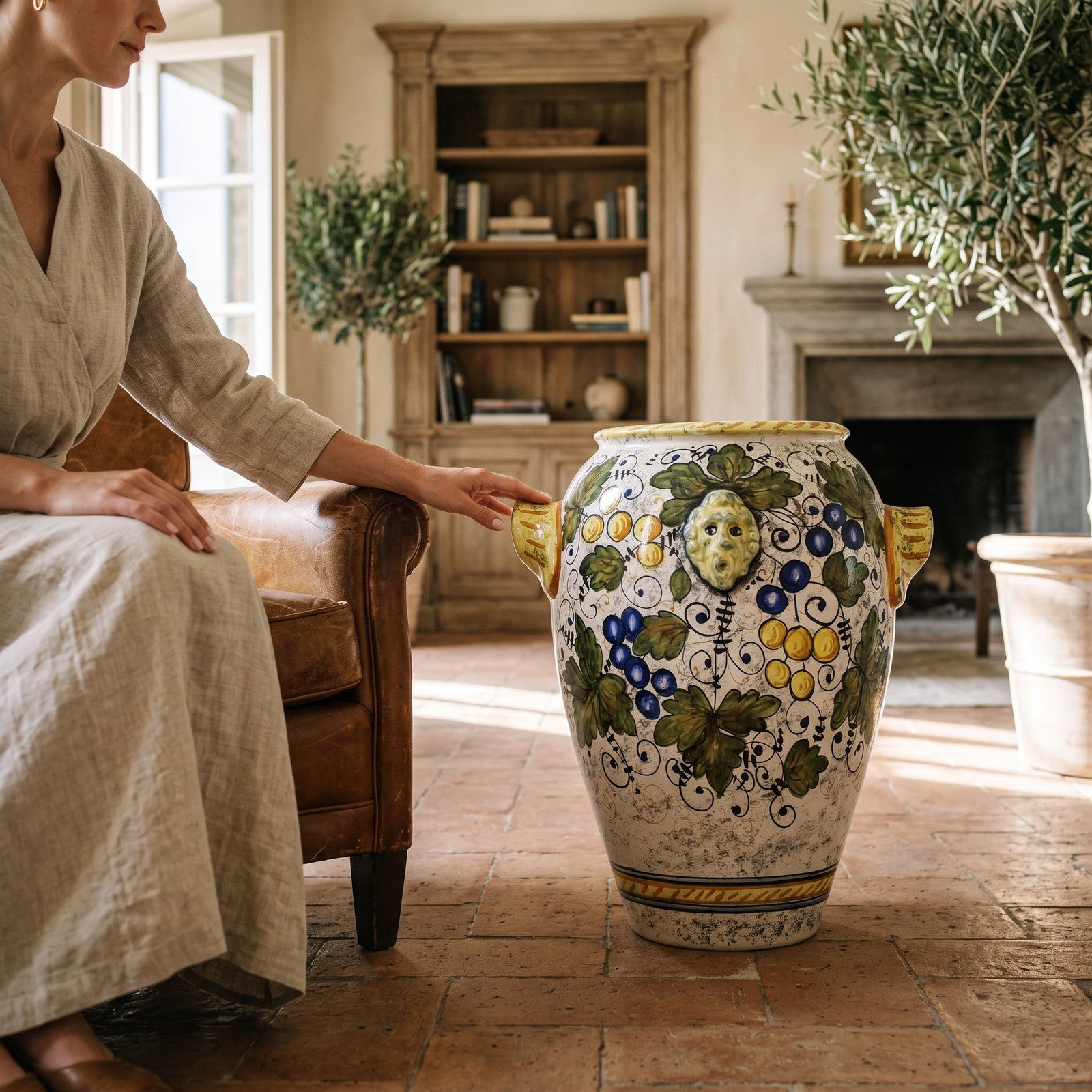 RUSTICA: Tall Vase Umbrella Stand [R]