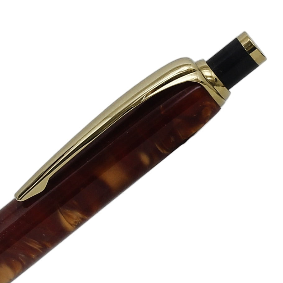 ART-PEN: Handcrafted Luxury Click Pen - Gold finish with acrylic hand turned body - Artistica.com