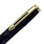 ART-PEN: Handcrafted Luxury Twist Rollerball Pen - GOLD with BLUE ACQUAPEARL acrylic hand turned body - Artistica.com