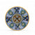 DERUTA MAJOLICA: Small wall plate featuring a Deruta Blu Vario design